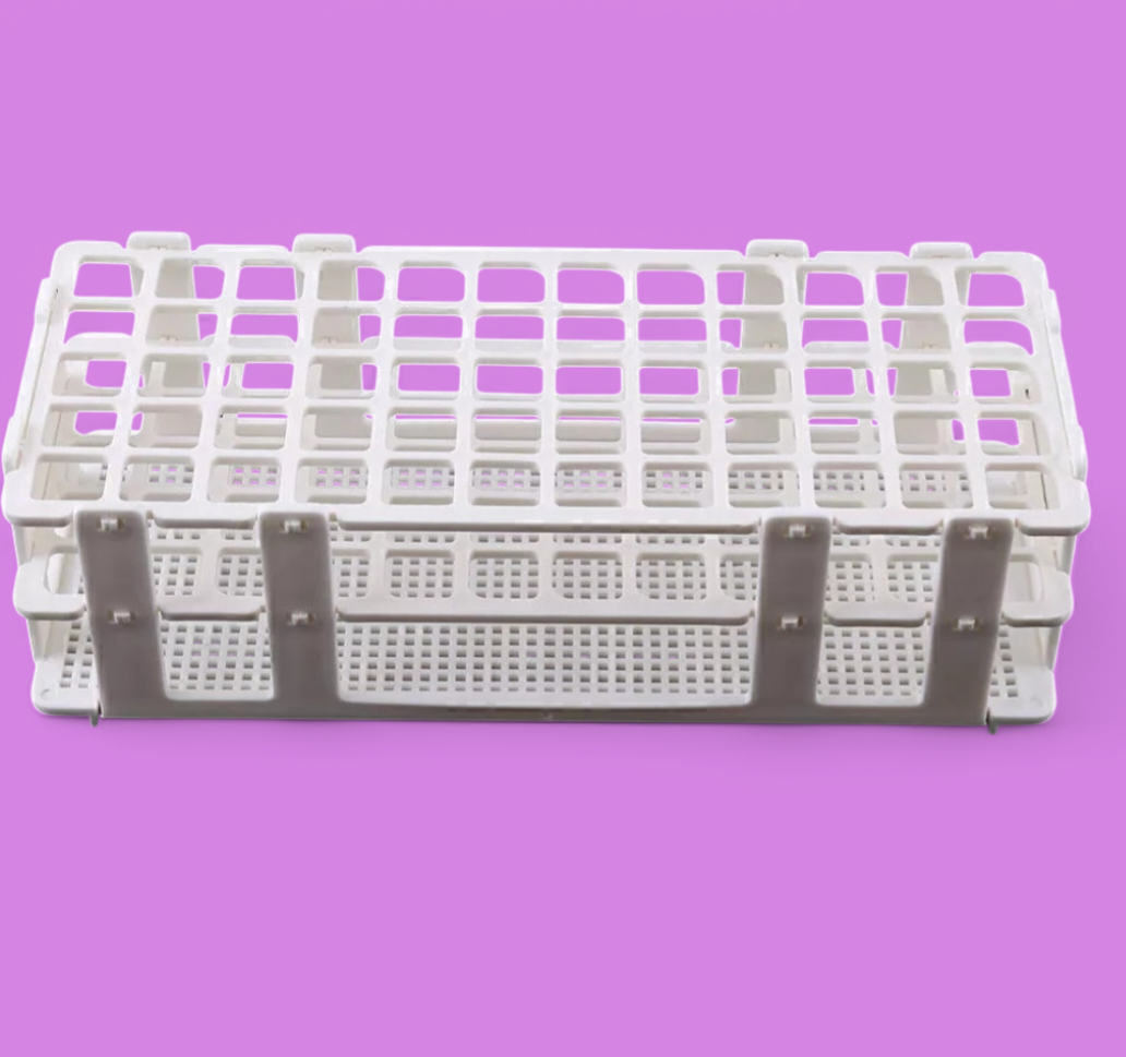 White Test Tubes Rack