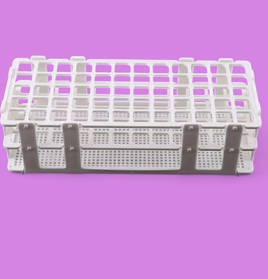 White Test Tubes Rack
