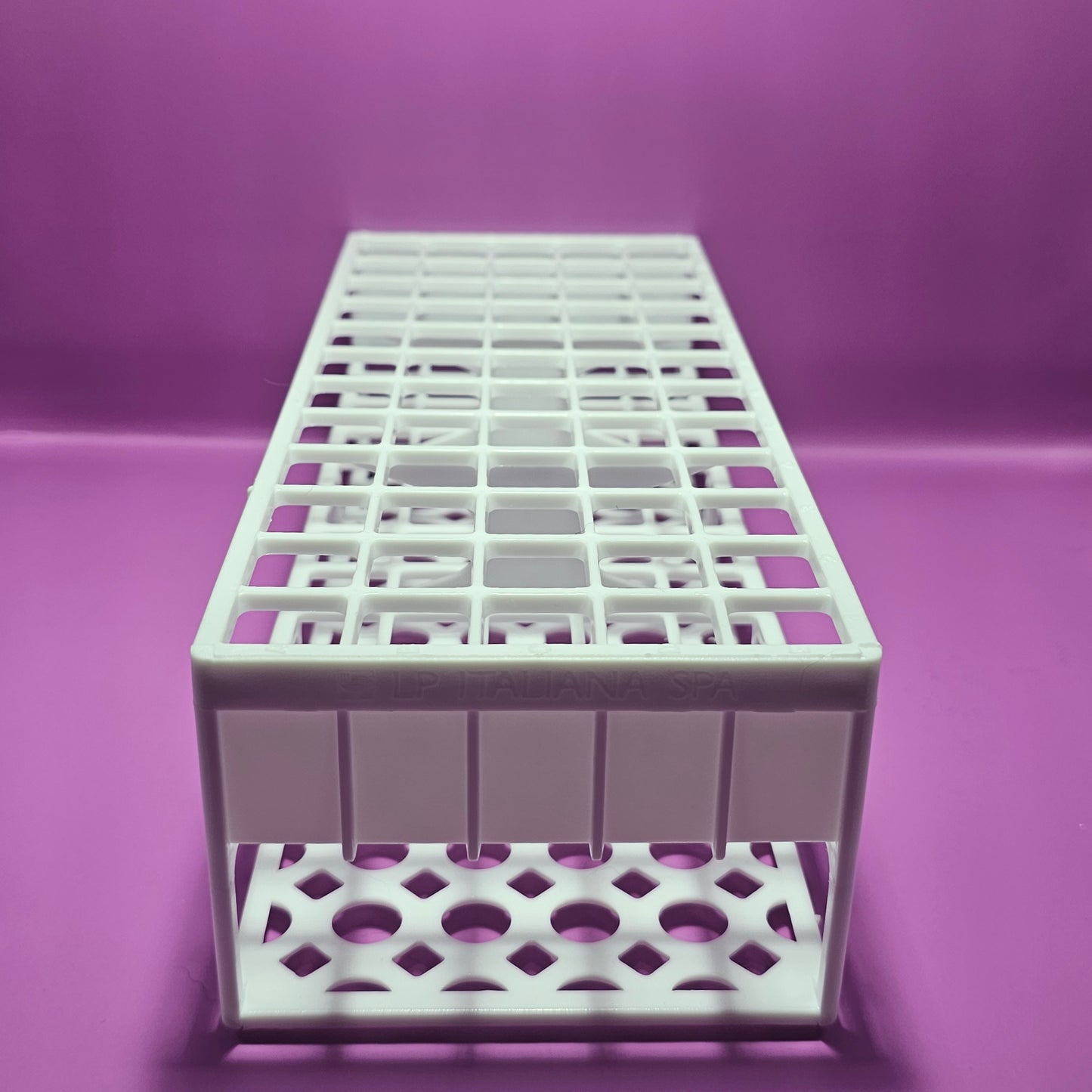 White Test Tubes Rack Set (INCLUDES 60 TEST TUBES)