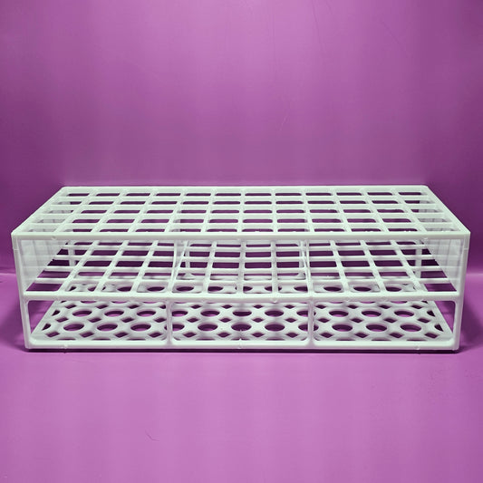 White Test Tubes Rack Set (INCLUDES 60 TEST TUBES)